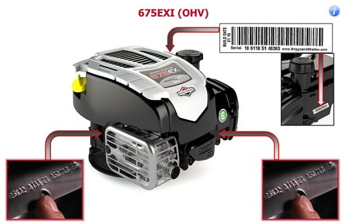 Jak znaleźć numery na silniku Briggs&Stratton?